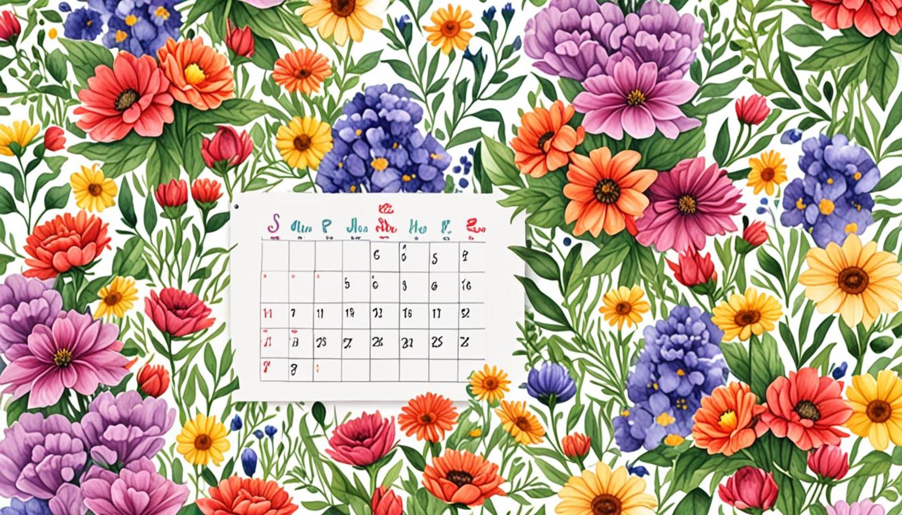 How to Create a Flower Calendar for Your Garden: Planning Flowering Throughout the Year