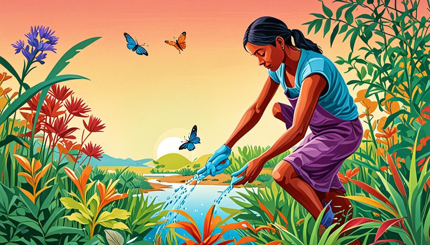 Cultivation of Native Plants: A Sustainable Approach to Water Conservation